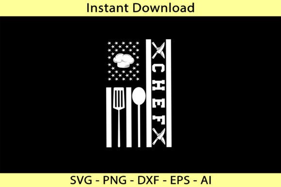 American Flag Chef Graphics & T-Shirt Designs Review