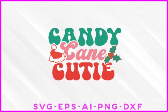 Candy Cane Cutie Groovy Design Tee Graphics & T-Shirt Review