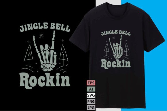 Jingle Bell Rockin T-Shirt Design: Graphics for Holiday Brands