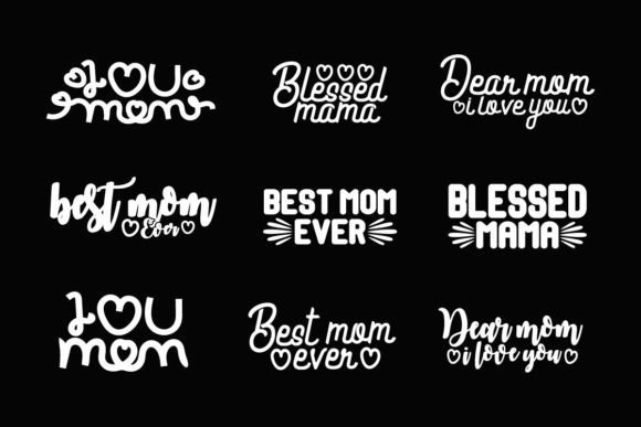 Mother’s Day Mom Mama SVG Sticker Graphics for T-Shirt