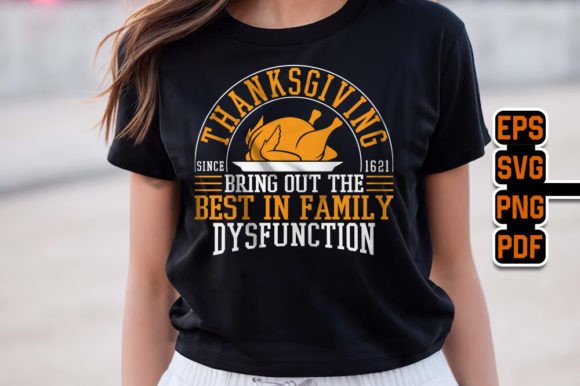 Thanksgiving T-Shirt Design 06: Graphics for T-Shirt Designs